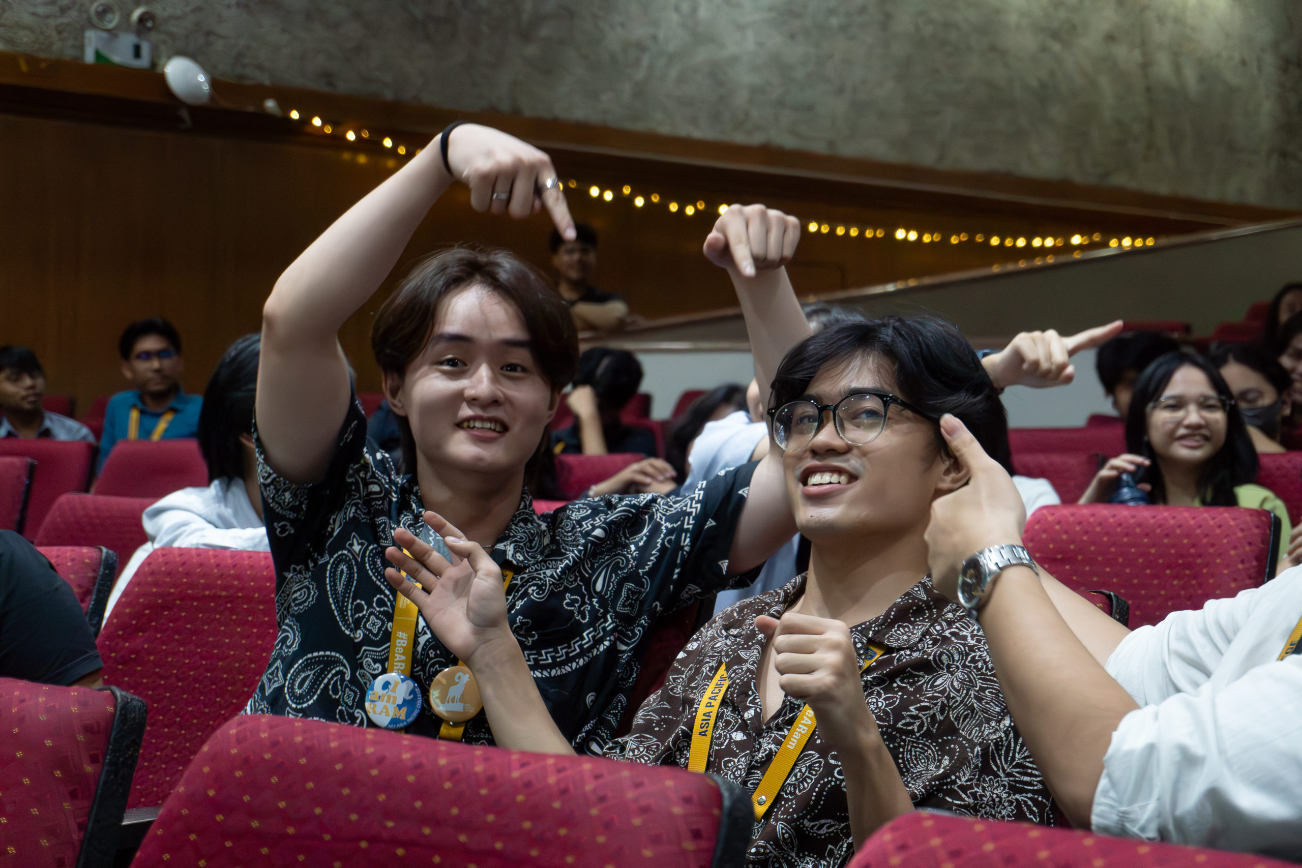 APC's Senior High School students participate in an activity during the Senior High School Week's opening ceremony held last May 20-24, 2024. Photo by Johann Avery Marcalas